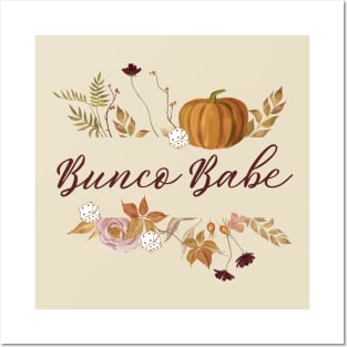 Bunco Babe Fall Bunco Dice Posters and Art